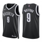 Nets #9 Trendon Watford Black Swingman Jersey