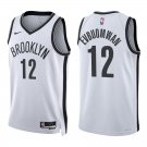 Nets #12 Tosan Evbuomwan White Swingman Jersey
