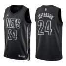Nets #24 Richard Jefferson Black Statement Swingman Jersey Nets #24 Richard Jefferson Black Statement Swingman Jersey