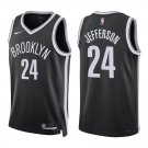 Nets #24 Richard Jefferson Black Swingman Jersey