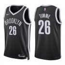 Nets #26 Drew Timme Black Swingman Jersey