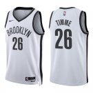 Nets #26 Drew Timme White Swingman Jersey