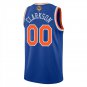 New York Knicks #00 Jordan Clarkson Blue Jersey-