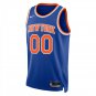 New York Knicks #00 Jordan Clarkson Blue Jersey-