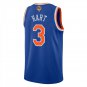 New York Knicks #3 Josh Hart Blue Jersey-