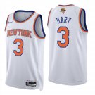 New York Knicks #3 Josh Hart White Jersey-