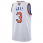 New York Knicks #3 Josh Hart White Jersey-