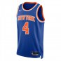 New York Knicks #4 Pacome Dadiet Blue Jersey-
