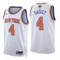 New York Knicks #4 Pacome Dadiet White Jersey-