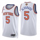 New York Knicks #5 Jose Alvarado White Jersey-