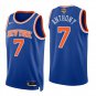 New York Knicks #7 Carmelo Anthony Blue Jersey-