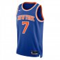 New York Knicks #7 Carmelo Anthony Blue Jersey-