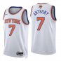 New York Knicks #7 Carmelo Anthony White Jersey-