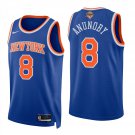 New York Knicks #8 OG Anunoby Blue Jersey-