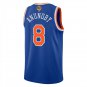 New York Knicks #8 OG Anunoby Blue Jersey-