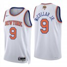 New York Knicks #9 Kevin McCullar Jr. White Jersey- New York Knicks #9 Kevin McCullar Jr. White Jersey-