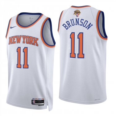 New York Knicks #11 Jalen Brunson White Jersey-