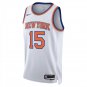 New York Knicks #15 Earl Monroe White Jersey-