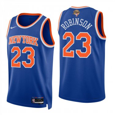 New York Knicks #23 Mitchell Robinson Blue Jersey-