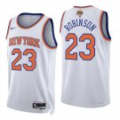 New York Knicks #23 Mitchell Robinson White Jersey-