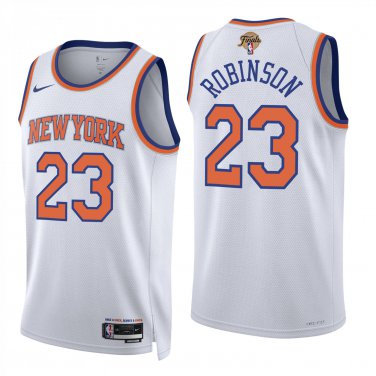 New York Knicks #23 Mitchell Robinson White Jersey-