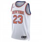 New York Knicks #23 Mitchell Robinson White Jersey-