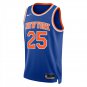 New York Knicks #25 Mikal Bridges Blue Jersey-