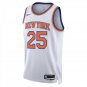 New York Knicks #25 Mikal Bridges White Jersey-