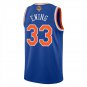 New York Knicks #33 Patrick Ewing Blue Jersey-