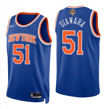 New York Knicks #51 Mohamed Diawara Blue Jersey-