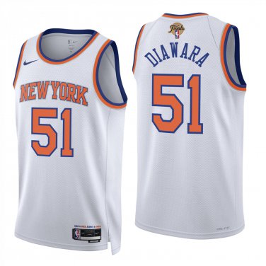 New York Knicks #51 Mohamed Diawara White Jersey-