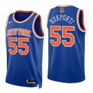 New York Knicks #55 Ariel Hukporti Blue Jersey-