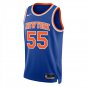 New York Knicks #55 Ariel Hukporti Blue Jersey-
