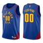 Nuggets #00 Custom Name And Number Royal Blue Swingman Jersey
