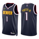 Nuggets #1 Michael Porter Jr. Navy Swingman Jersey