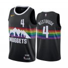 Nuggets #4 Russell Westbrook Black Rainbow Swingman Jersey
