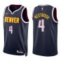 Nuggets #4 Russell Westbrook Navy Swingman Jersey