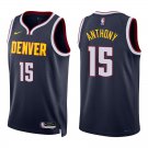 Nuggets #15 Carmelo Anthony Navy Swingman Jersey