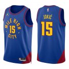 Nuggets #15 Nikola Jokic Royal Blue Swingman Jersey