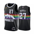Nuggets #27 Jamal Murray Black Rainbow Swingman Jersey