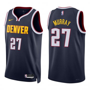 Nuggets #27 Jamal Murray Navy Swingman Jersey