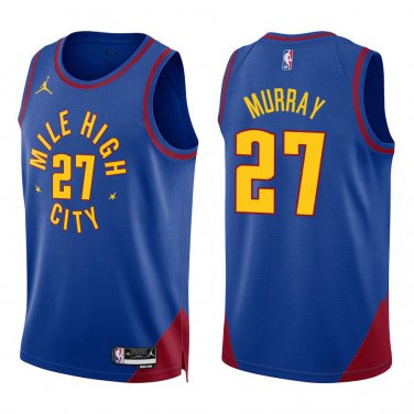 Nuggets #27 Jamal Murray Royal Blue Swingman Jersey