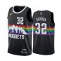 Nuggets #32 Aaron Gordon Black Rainbow Swingman Jersey