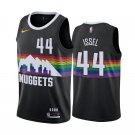 Nuggets #44 Dan Issel Black Rainbow Swingman Jersey