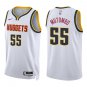 Nuggets #55 Dikembe Mutombo White Swingman Jersey