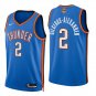 Oklahoma City Thunder #2 Shai Gilgeous-Alexander Blue Jersey-