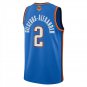 Oklahoma City Thunder #2 Shai Gilgeous-Alexander Blue Jersey-
