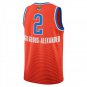 Oklahoma City Thunder #2 Shai Gilgeous-Alexander Orange Jersey-