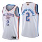 Oklahoma City Thunder #2 Shai Gilgeous-Alexander White Jersey-
