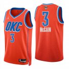 Oklahoma City Thunder #3 Jared McCain Orange Jersey- Oklahoma City Thunder #3 Jared McCain Orange Jersey-